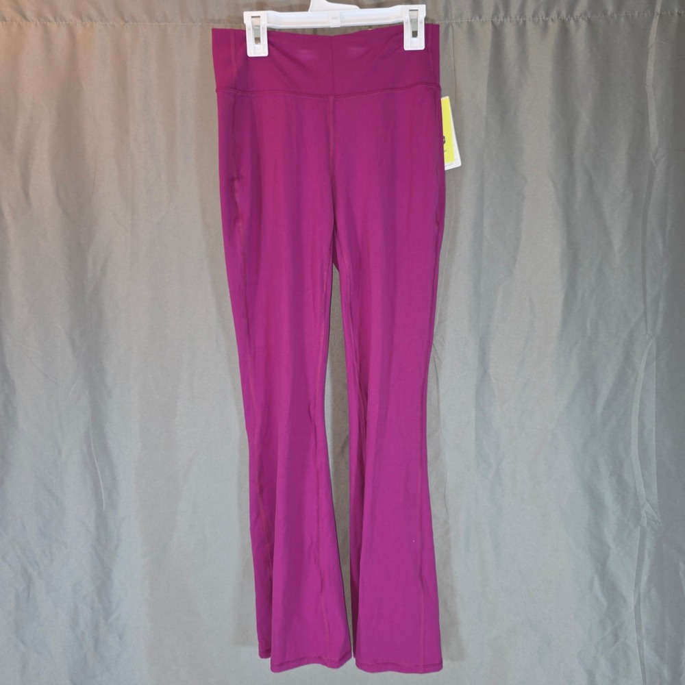 All in Motion Girls XL 14 Everyday Soft Flare Legging Dark Mauve High Rise NWT